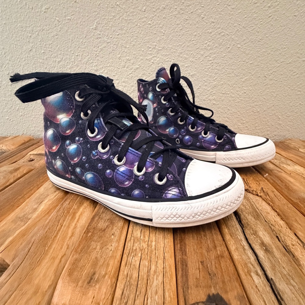 Converse Chuck Taylor All Star High Top Bubble Print Sneakers Mens 4 Wo 6